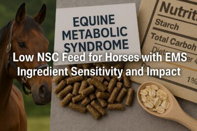 Low NSC Feed for Horses with EMS – Ingredient Sensitivity and Impact
