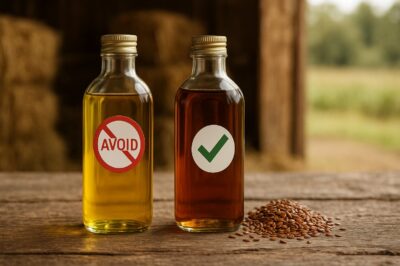 Rice Bran Oil vs Flax Seed Oil: Best Fat Sources for EMS Horses