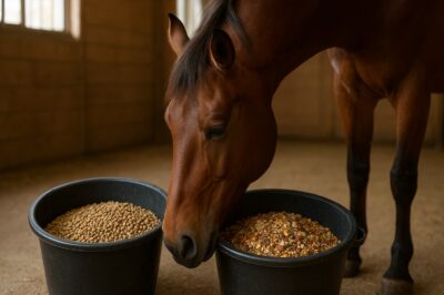 Pelleted Feed vs Textured Feed for Horses with Metabolic Issues: Making the Right Choice